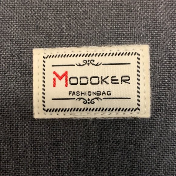 Used Modoker Backpack Laptop Women Men School College with USB Charging Grey - Picture 3 of 7